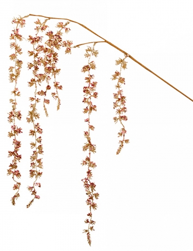 Descente de branches paillettes rose gold 97 cm pour décoration féerique