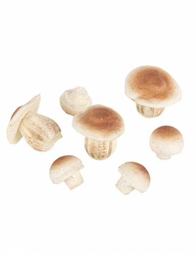 7 champignons en mousse aspect naturel