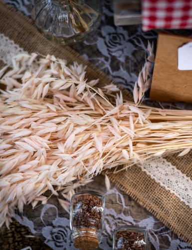 Epi d'avoine séché naturel 100 g 73 cm ambiance champêtre