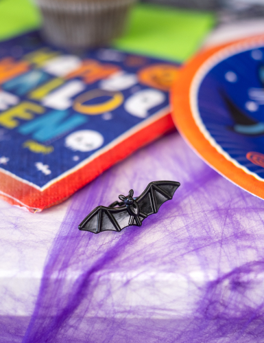 72 chauve-souris et araignées en plastique 2 x 4 cm bagues halloween