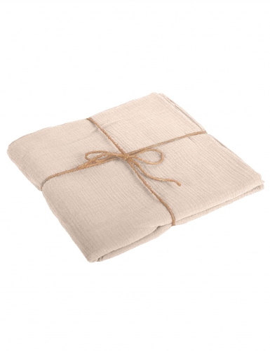 Nappe gaze de coton blush 130 x 240 cm bohème