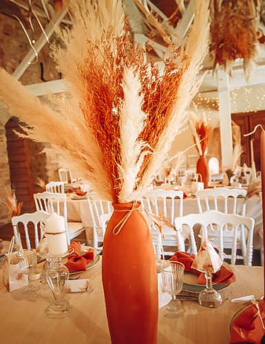 Bouquet de broom séché terracotta 75 à 85 cm de 50g