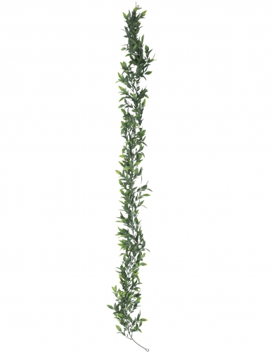 Guirlande feuilles de saule pleureur 180 cm déco table verte