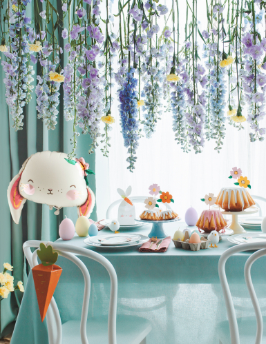 Ballon aluminium lapin mignon 65 x 55 cm hélium et air