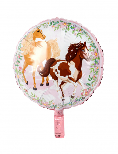 Ballon aluminium joli cheval 43 cm pour anniversaire