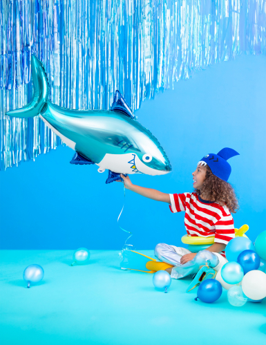 Ballon aluminium requin 102 x 62 cm pour anniversaire océan
