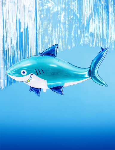 Ballon aluminium requin 102 x 62 cm pour anniversaire océan