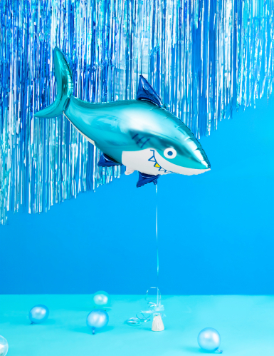 Ballon aluminium requin 102 x 62 cm pour anniversaire océan