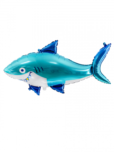 Ballon aluminium requin 102 x 62 cm pour anniversaire océan