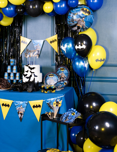 10 Ballons latex Batman™ 25x32cm