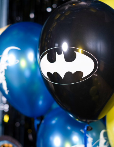 10 Ballons latex Batman™ 25x32cm