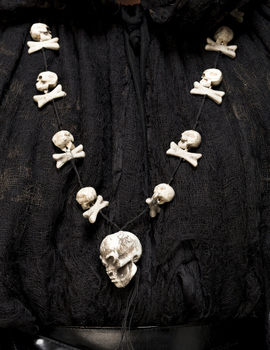 Déguisement sorcier occulte avec masque luxe adulte