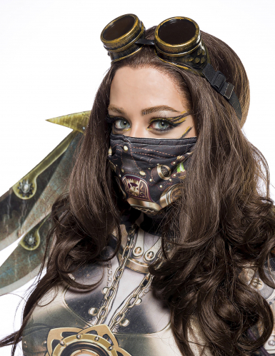 Déguisement aviateur steampunk luxe femme