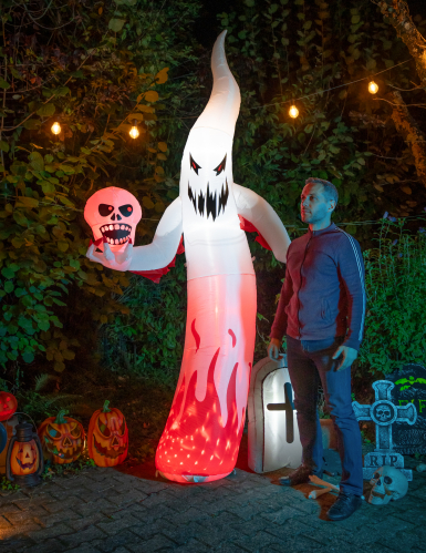 Décoration Gonflable Fantôme Lumineux 270 cm