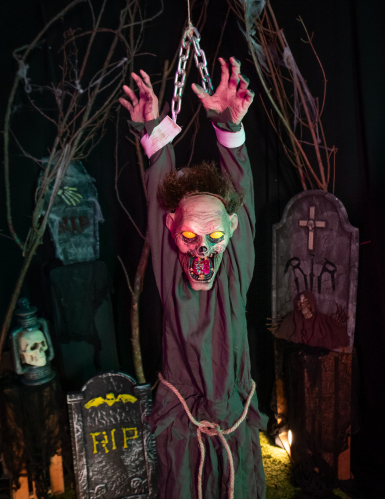 Décoration animée Zombie 1,4m Gigotante et Tremblante