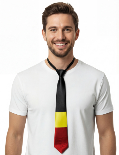 Cravate de supporter Belgique 45 cm
