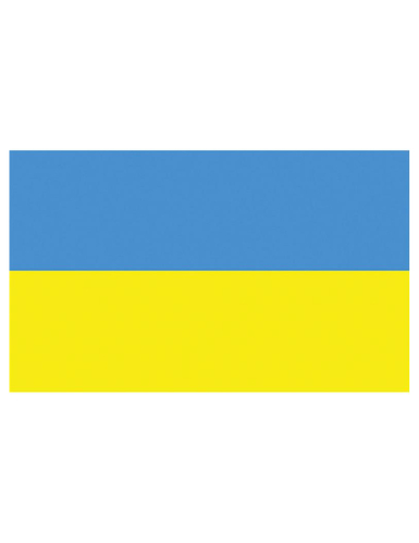Drapeau Ukraine en tissu 150 x 90 cm