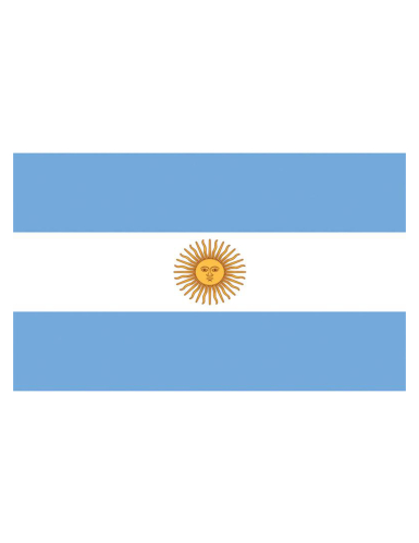 Drapeau Argentine en tissu 150 x 90 cm