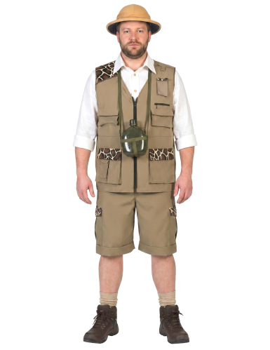 Déguisement aventurier safari homme