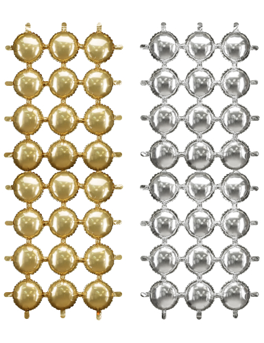 Décor en ballon aluminium double face 78 x 107 cm