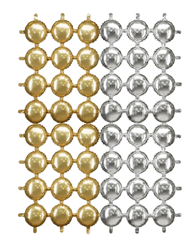 Décor en ballon aluminium double face 78 x 107 cm
