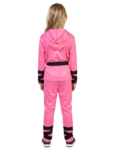 Déguisement Ninja rose enfant