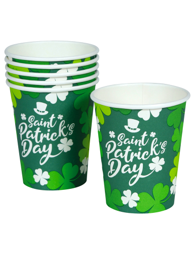 6 gobelets Saint Patrick 240 ml