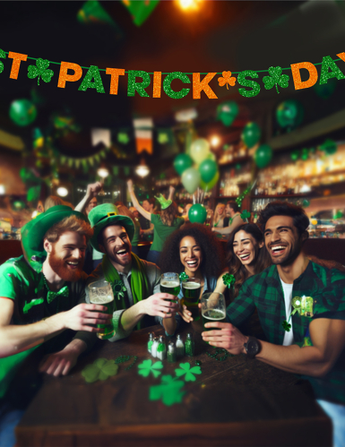 Guirlande de Saint Patrick 300 cm