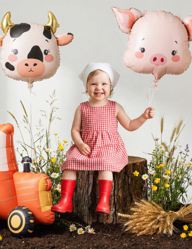 Ballon aluminium Cochon 61 x 36 cm