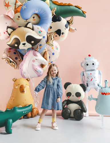 Ballon aluminium Panda 68 x 72 cm
