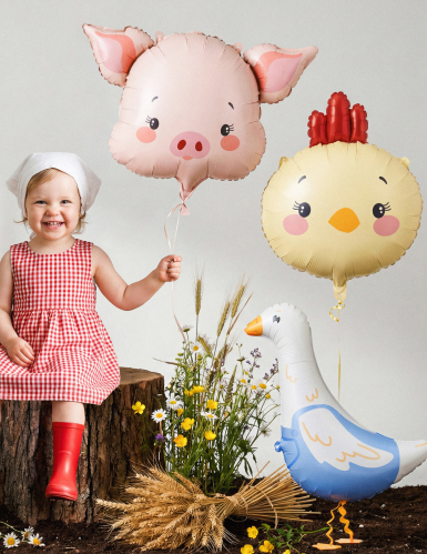 Ballon aluminium Poulet 51 x 59 cm