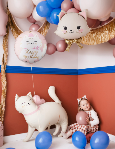 Ballon aluminium Chaton 50 x 60 cm