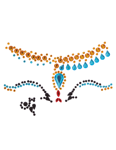 Strass adhésifs reine Egyptienne