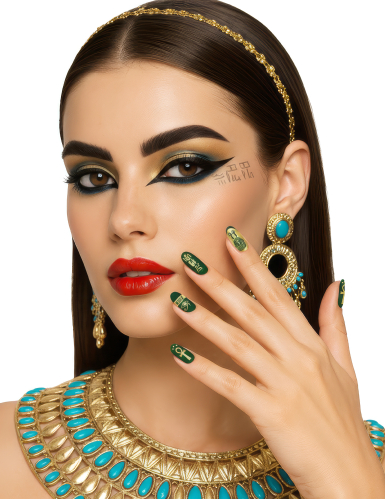 Faux ongles Egyptiens adhésifs