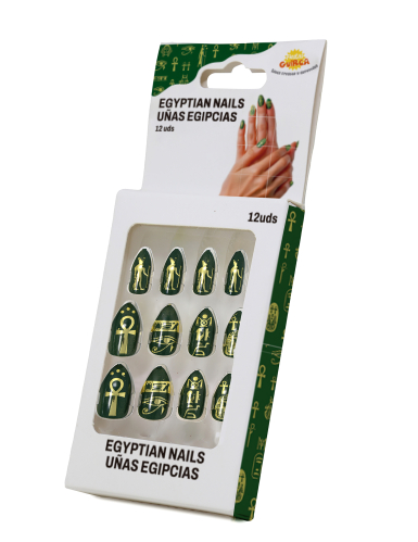 Faux ongles Egyptiens adhésifs