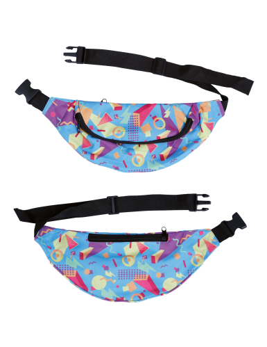 Sac banane 80's bleu ciel