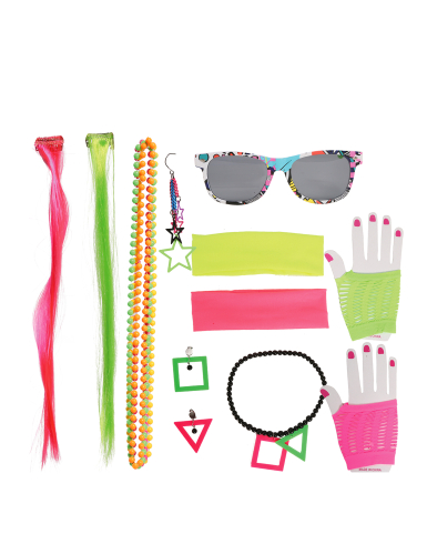 Set 8 accessoires années 80