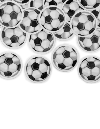 Canon à confettis ballon de foot 40 cm
