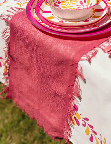 Nappe en tissu Pink Limonade 140 x 240 cm