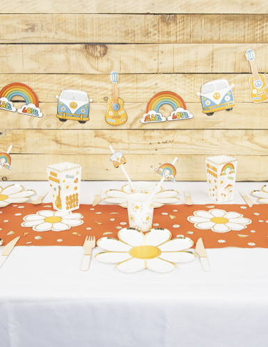 Guirlande en carton Hippie Party 3m