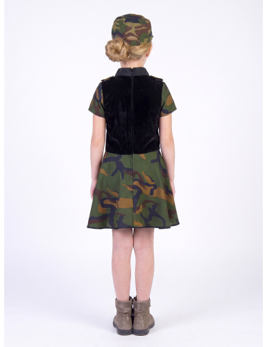 Déguisement Soldat robe fille