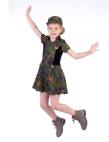 Déguisement Soldat robe fille