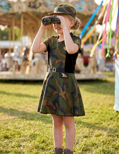 Déguisement Soldat robe fille