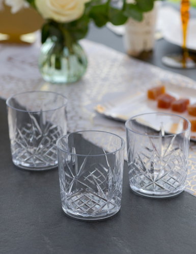 Verre plastique transparent 32,5 cl