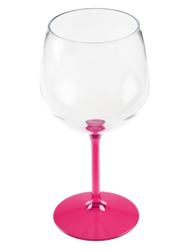 Verre ballon cocktail plastique fuchsia 58,2 cl