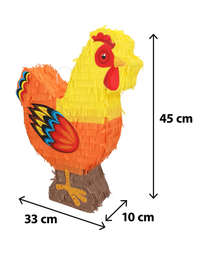 Piñata Coq 45 cm