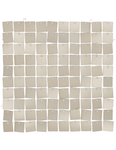 12 Panneaux de toile de fond or mat 30 x 30 cm