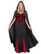 Cape vampire noire adulte Halloween