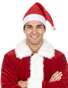 Bonnet de Noël avec grelot adulte