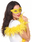 Loup noir adulte en tissu et plastique